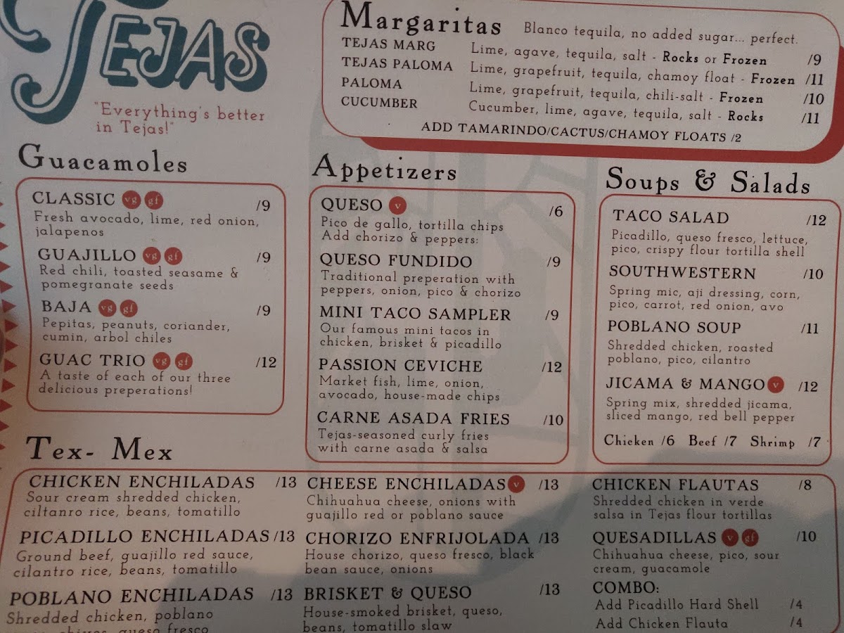 Menu - Tejas photo 7